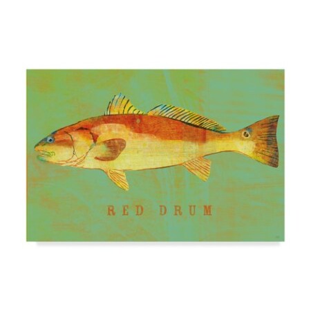 John W. Golden 'Red Drum' Canvas Art,30x47
